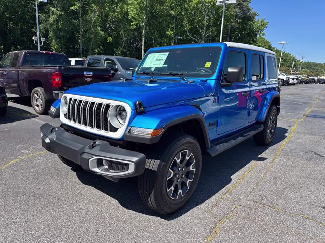 2026 Hydro Blue Pearl Coat Jeep Wrangler Sahara 4X4 Convertible