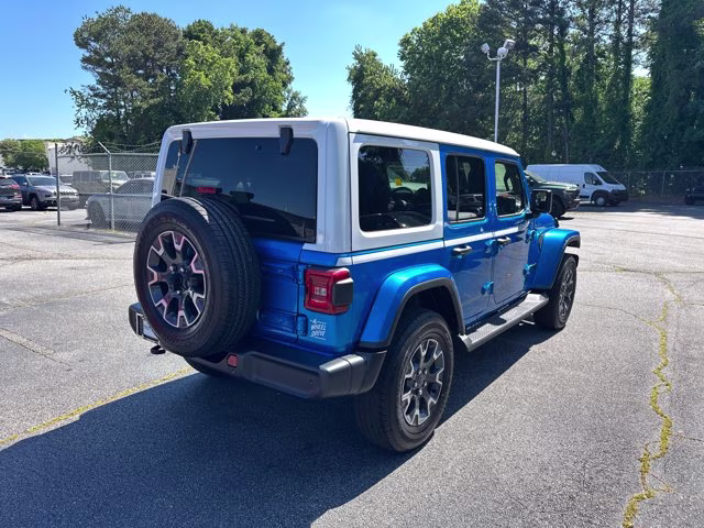 2026 Hydro Blue Pearl Coat Jeep Wrangler Sahara 4X4 Convertible