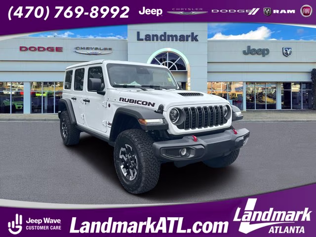 2026 Bright White Clearcoat Jeep Wrangler Rubicon 4X4 Convertible