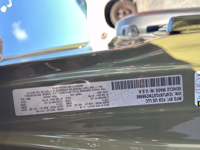 2026 41 Jeep Wrangler Rubicon 4X4 Convertible