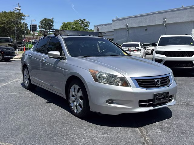 2008 Gray Honda Accord Sdn EX-L FWD Sedan