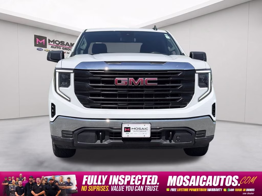 2024 Summit White GMC Sierra 1500 Pro 4X4 Truck
