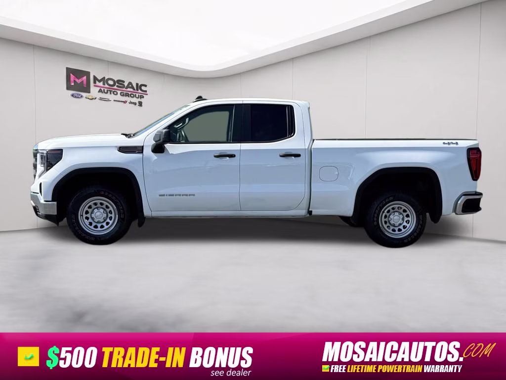 2024 Summit White GMC Sierra 1500 Pro 4X4 Truck