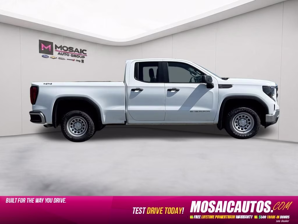 2024 Summit White GMC Sierra 1500 Pro 4X4 Truck