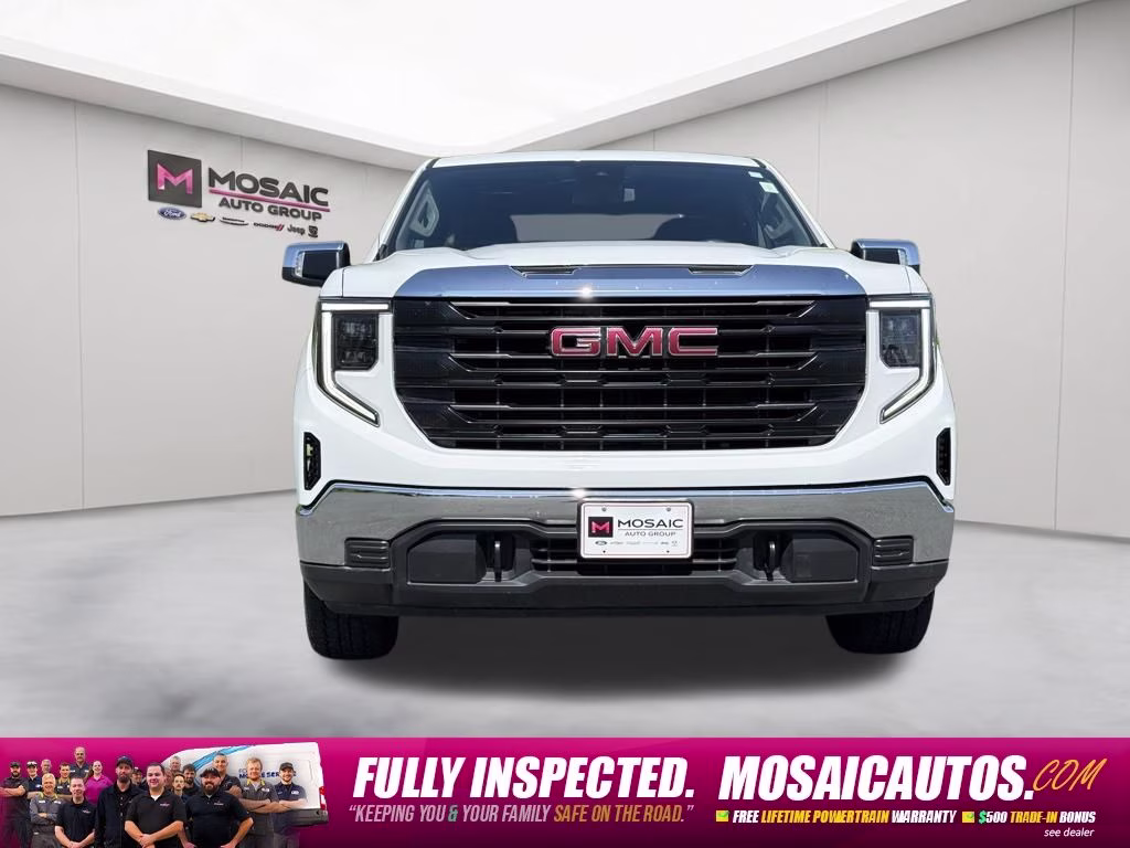 2023 Summit White GMC Sierra 1500 Pro 4X4 Truck