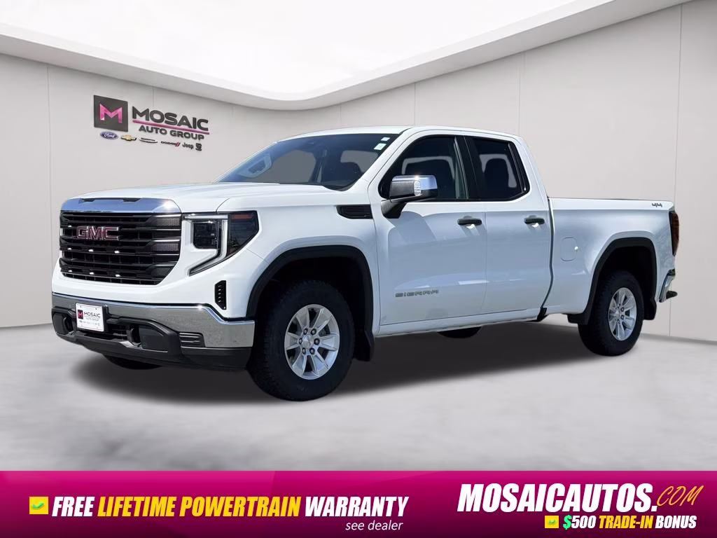 2023 Summit White GMC Sierra 1500 Pro 4X4 Truck