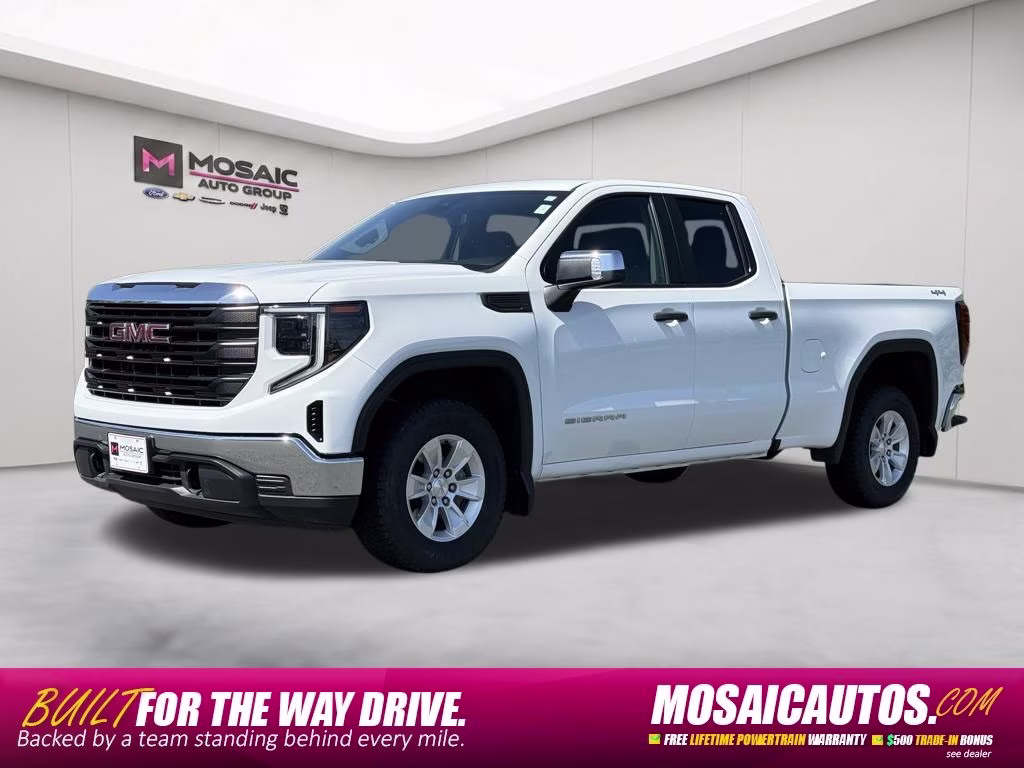 2023 Summit White GMC Sierra 1500 Pro 4X4 Truck