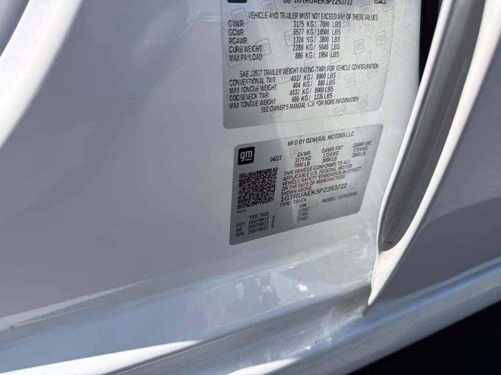 2023 Summit White GMC Sierra 1500 Pro 4X4 Truck