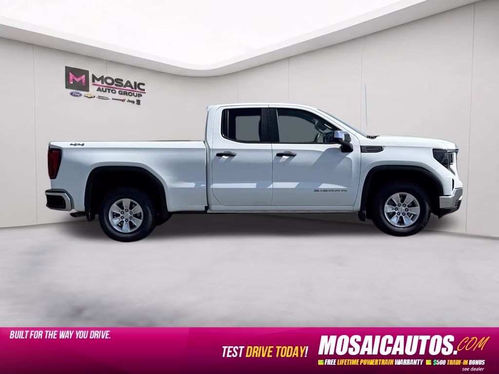2023 Summit White GMC Sierra 1500 Pro 4X4 Truck