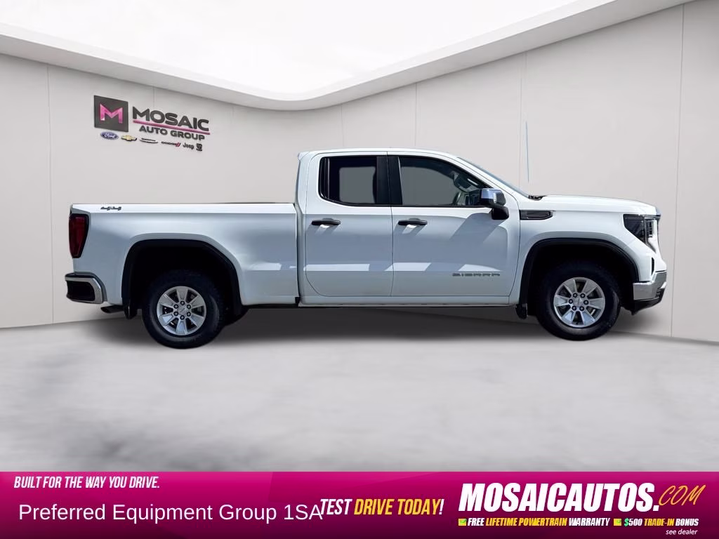 2023 Summit White GMC Sierra 1500 Pro 4X4 Truck