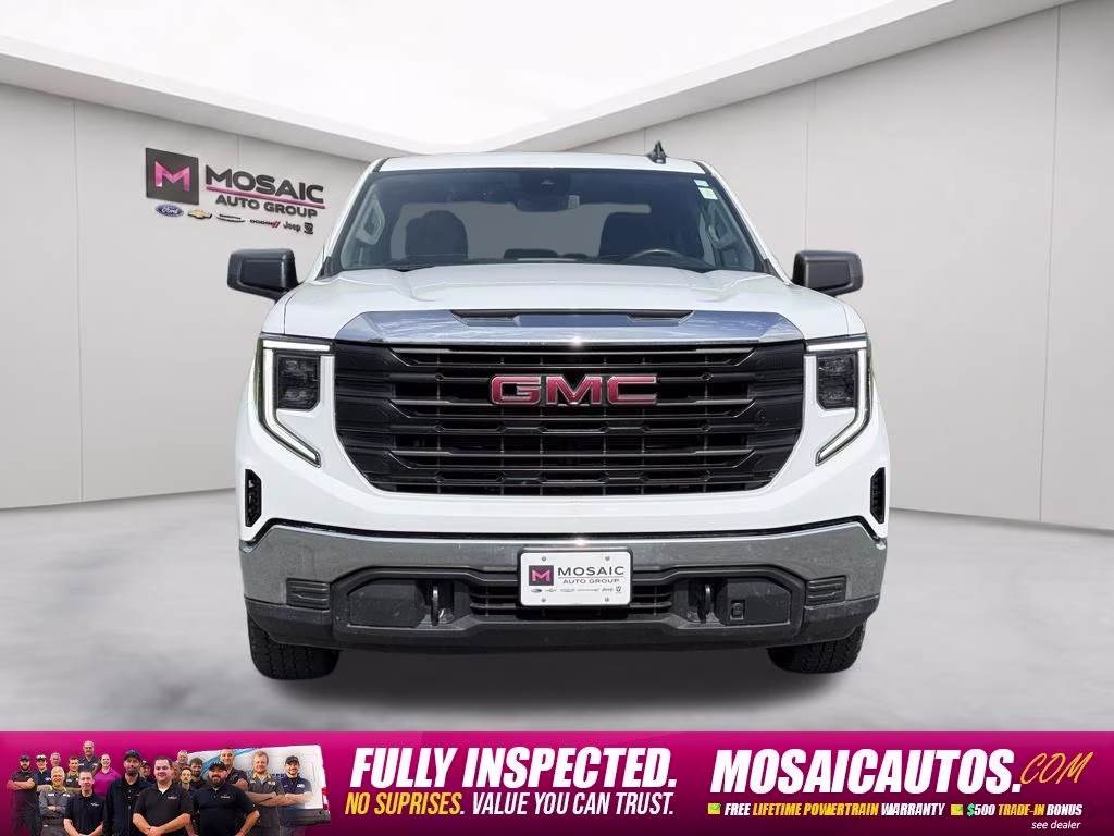 2024 Summit White GMC Sierra 1500 Pro 4X4 Truck