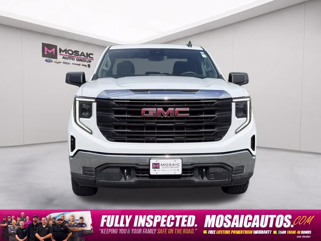 2024 Summit White GMC Sierra 1500 Pro 4X4 Truck