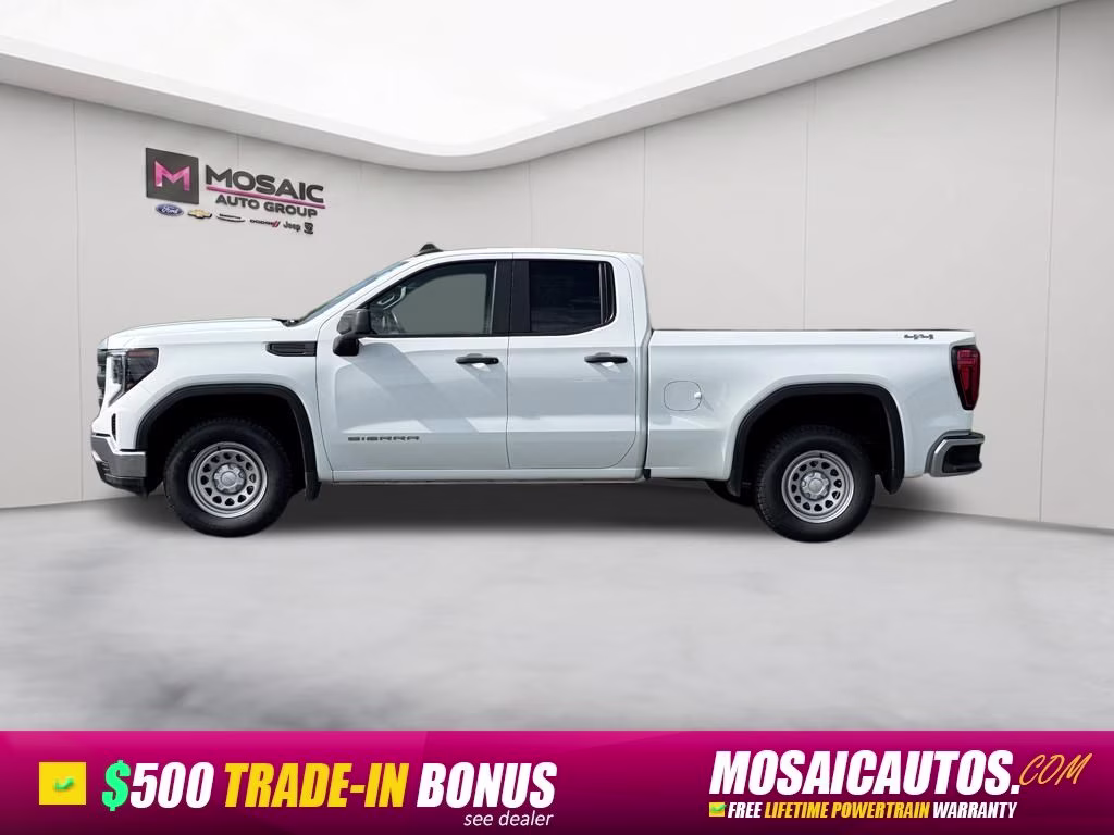 2024 Summit White GMC Sierra 1500 Pro 4X4 Truck