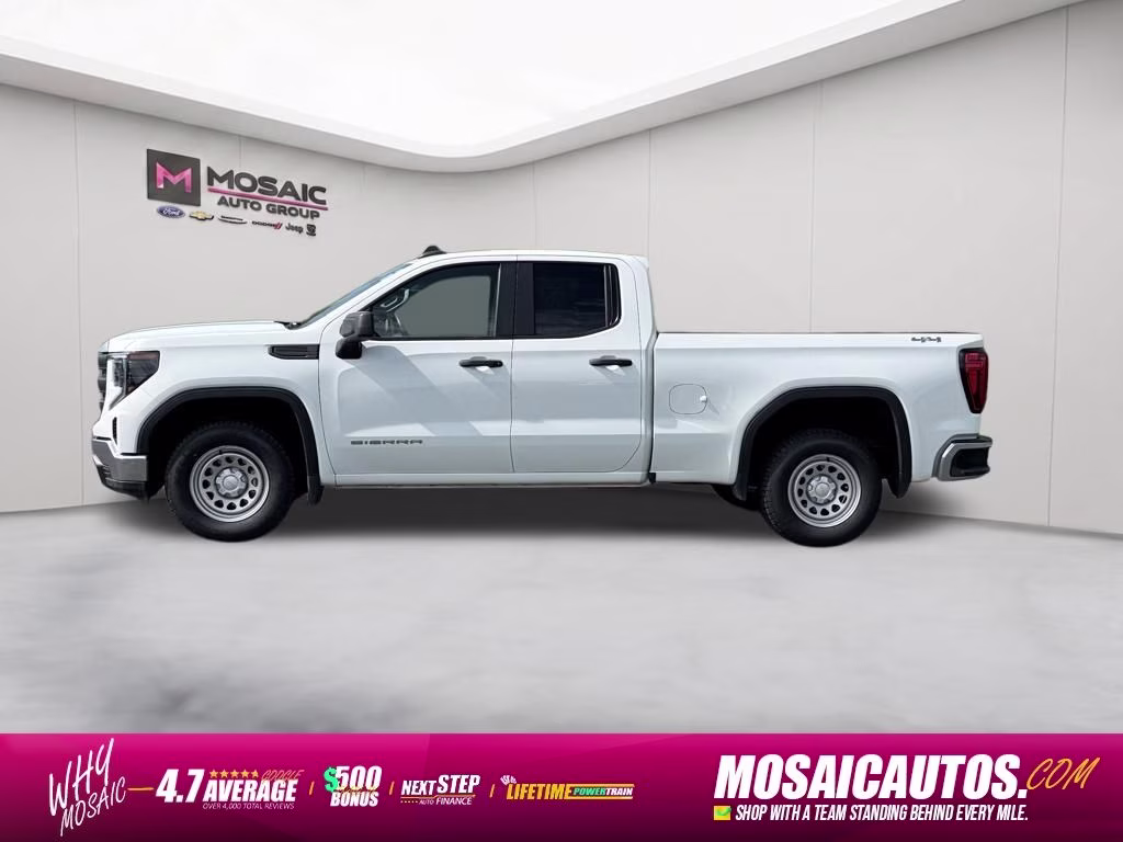 2024 Summit White GMC Sierra 1500 Pro 4X4 Truck