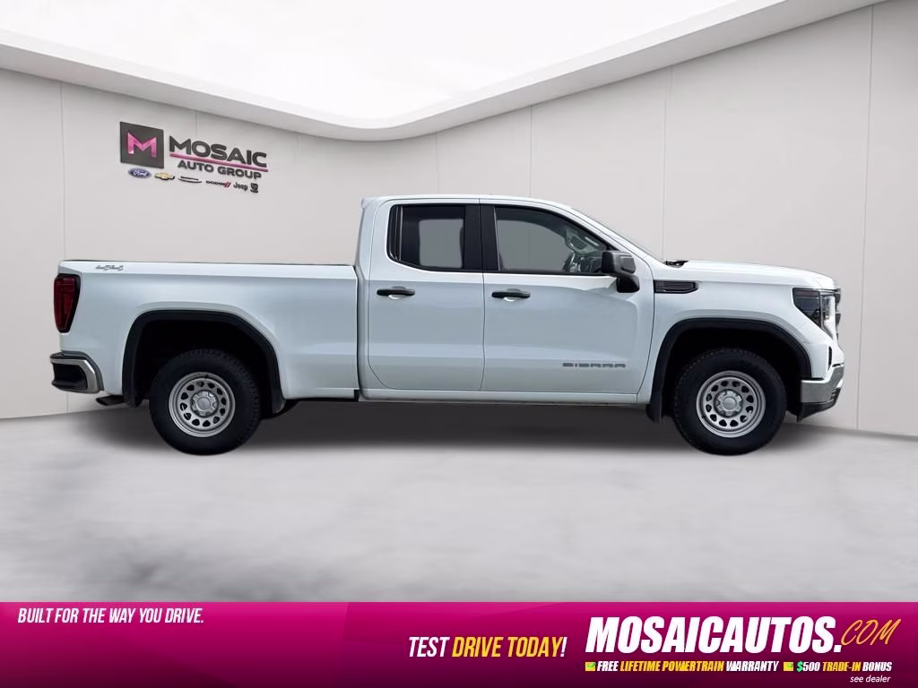 2024 Summit White GMC Sierra 1500 Pro 4X4 Truck
