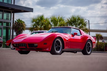 1977 Ferrari Red Chevrolet Corvette Restomod Coupe