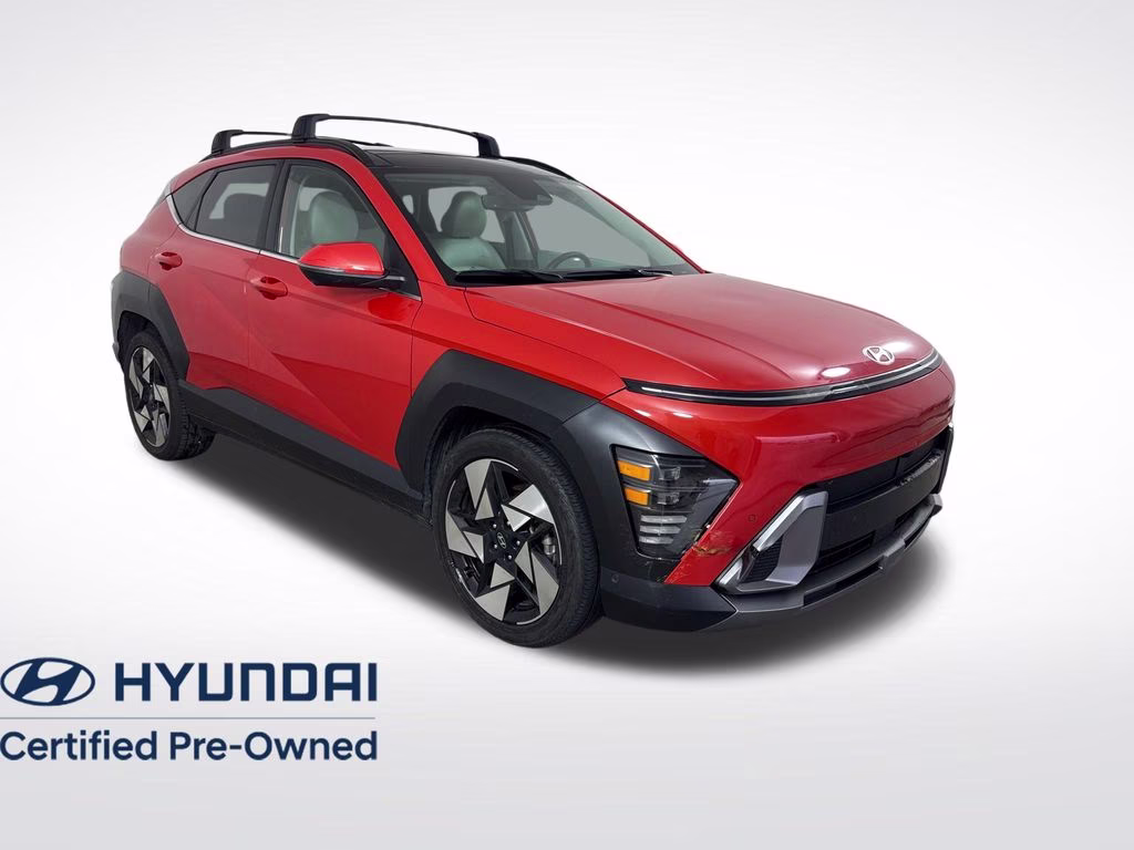 2024 Soultronic Orange Pearl Hyundai Kona Limited FWD SUV
