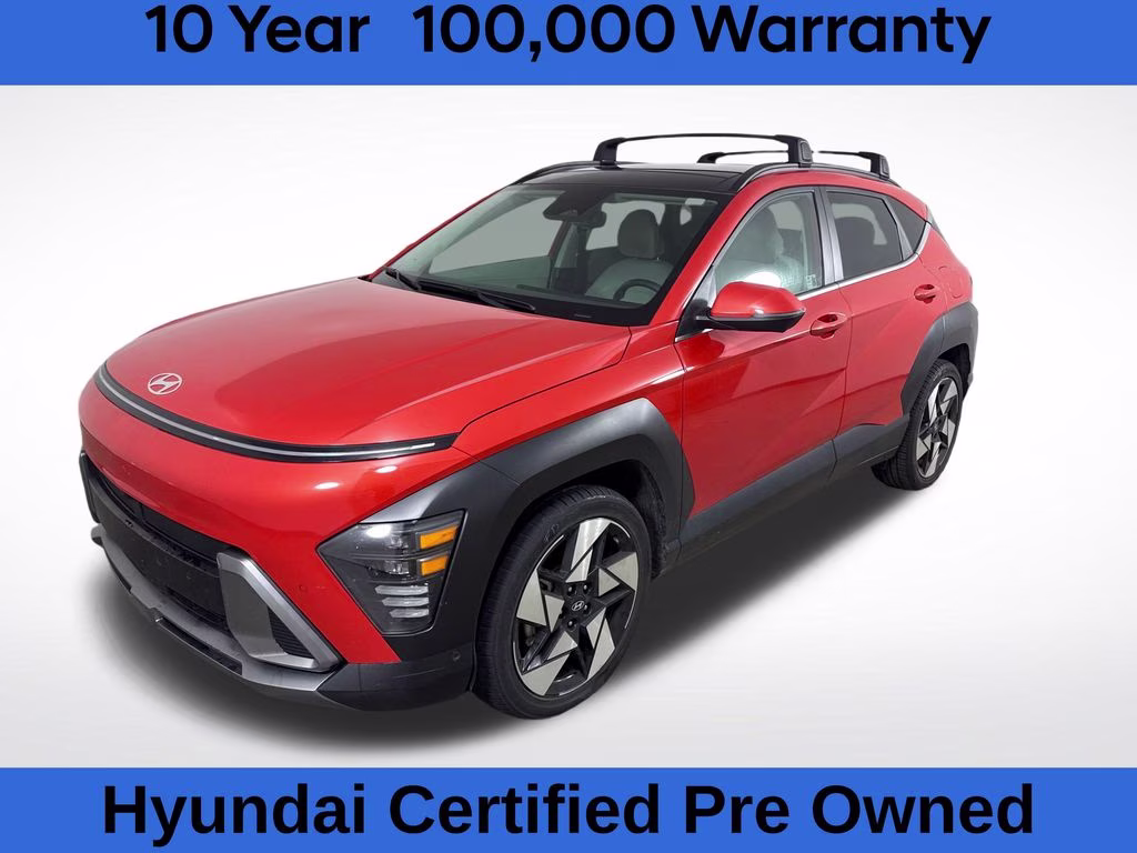 2024 Soultronic Orange Pearl Hyundai Kona Limited FWD SUV