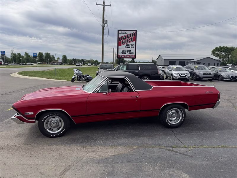 1968 Red Chevrolet El Camino RWD Truck