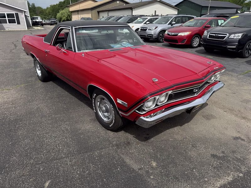 1968 Red Chevrolet El Camino RWD Truck