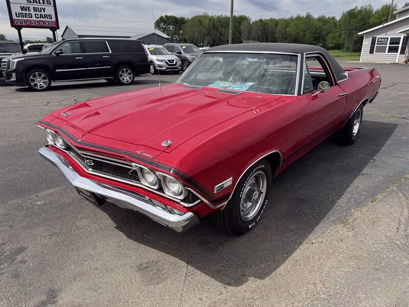 1968 Red Chevrolet El Camino RWD Truck
