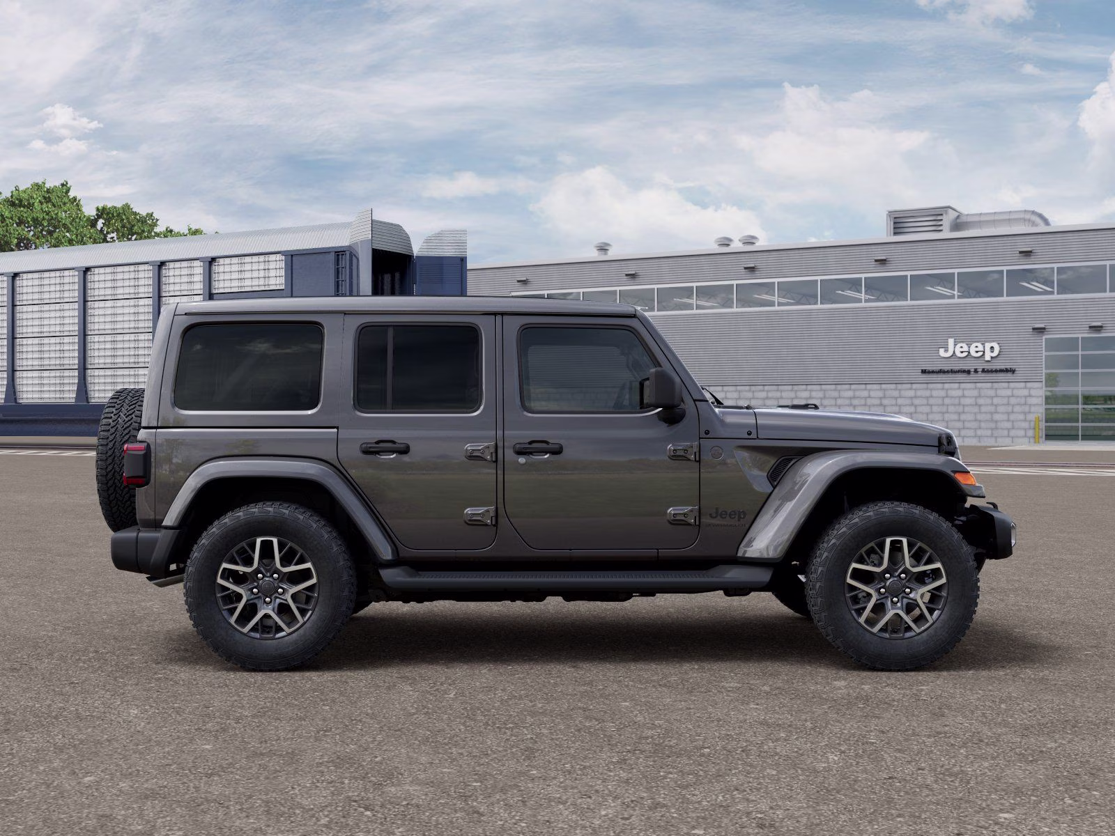 2026 Granite Crystal Metallic Clearcoat Jeep Wrangler Sahara 4X4 SUV