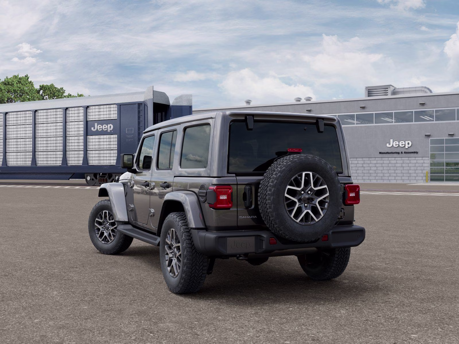 2026 Granite Crystal Metallic Clearcoat Jeep Wrangler Sahara 4X4 SUV