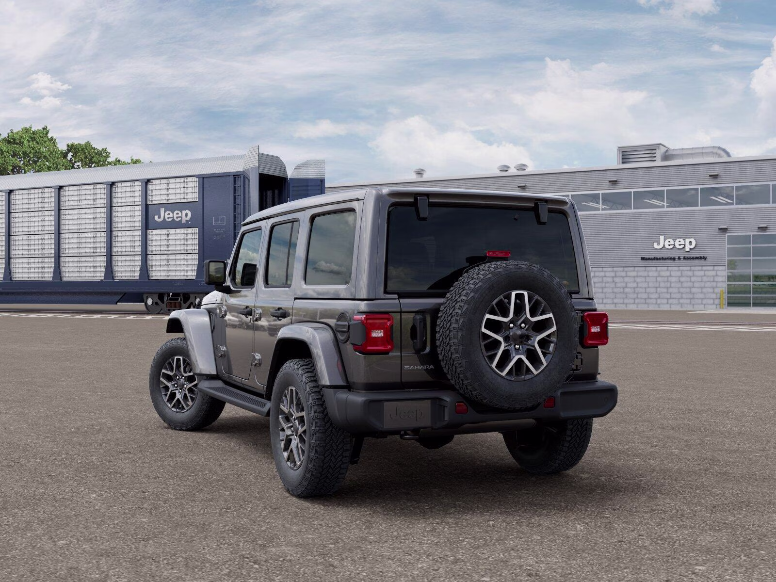 2026 Granite Crystal Metallic Clear Coat Jeep Wrangler Wrangler 4-door Sahara 4X4 4-door