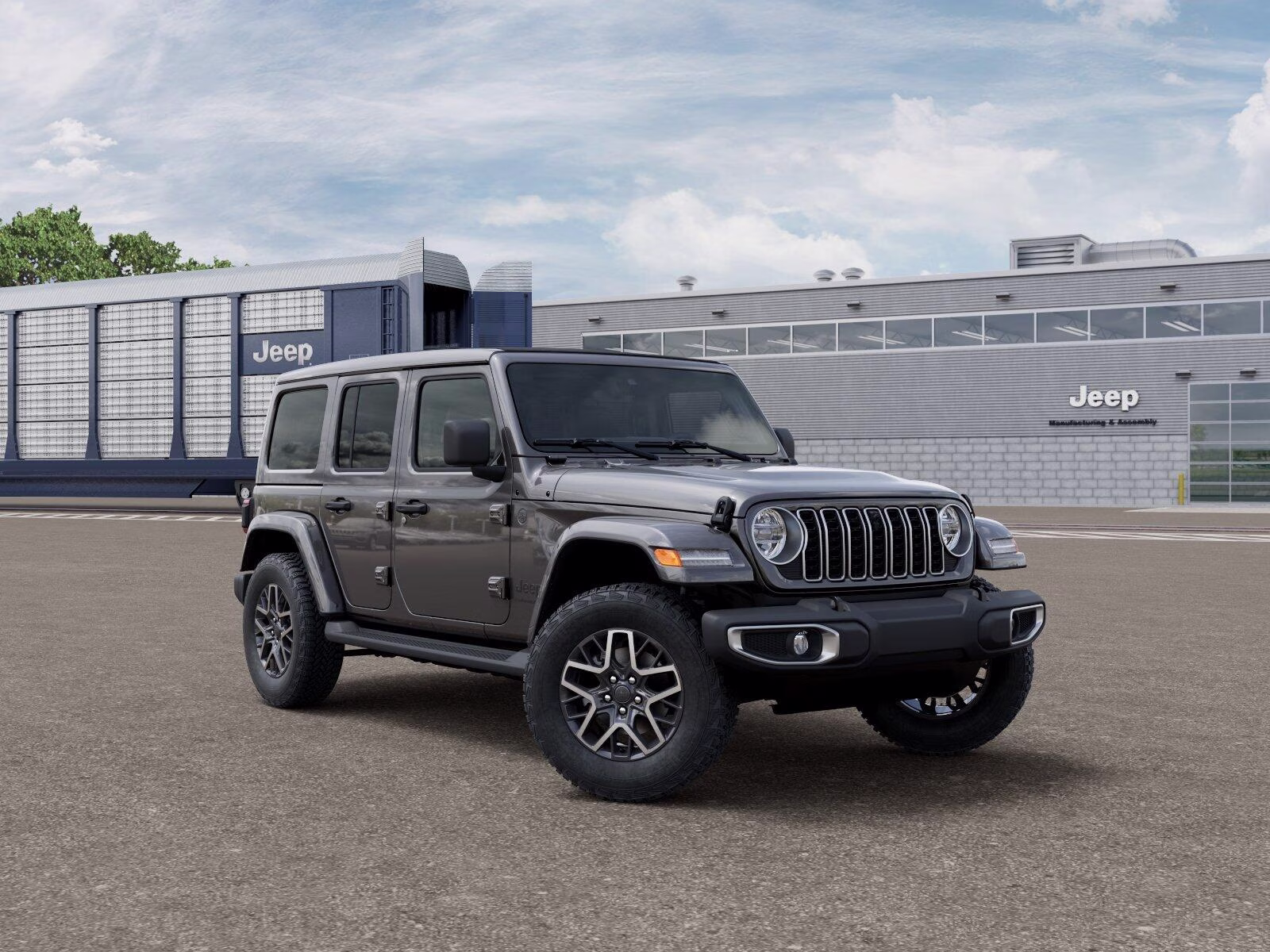 2026 Granite Crystal Metallic Clear Coat Jeep Wrangler Wrangler 4-door Sahara 4X4 4-door