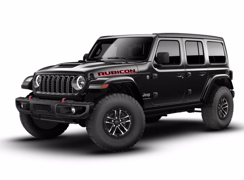 2026 Black Clear Coat Jeep Wrangler Wrangler 4-door Rubicon X 4X4 4-door