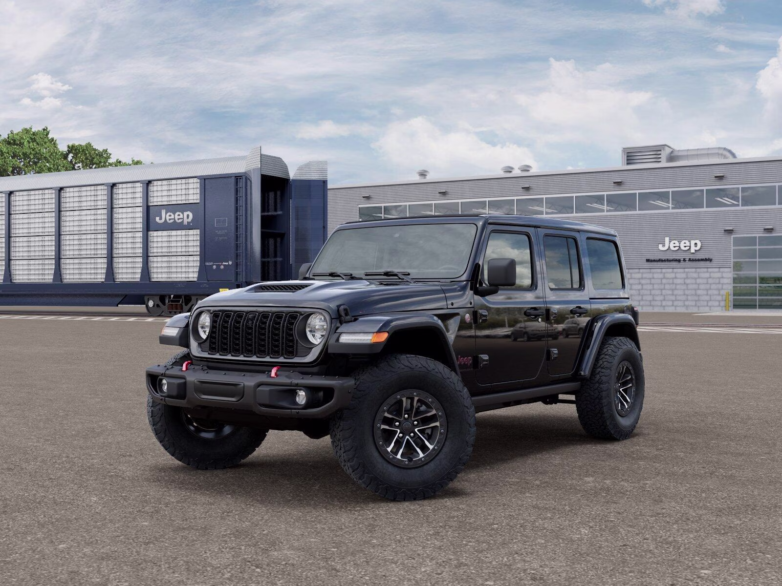 2026 Black Clear Coat Jeep Wrangler Wrangler 4-door Rubicon X 4X4 4-door