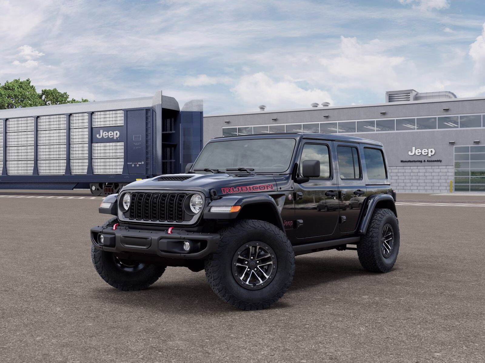 2026 Black Clear Coat Jeep Wrangler Wrangler 4-door Rubicon X 4X4 4-door