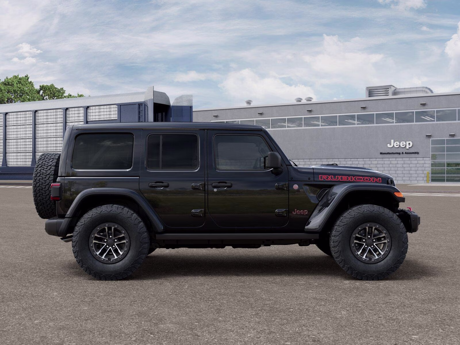 2026 Black Clear Coat Jeep Wrangler Wrangler 4-door Rubicon X 4X4 4-door