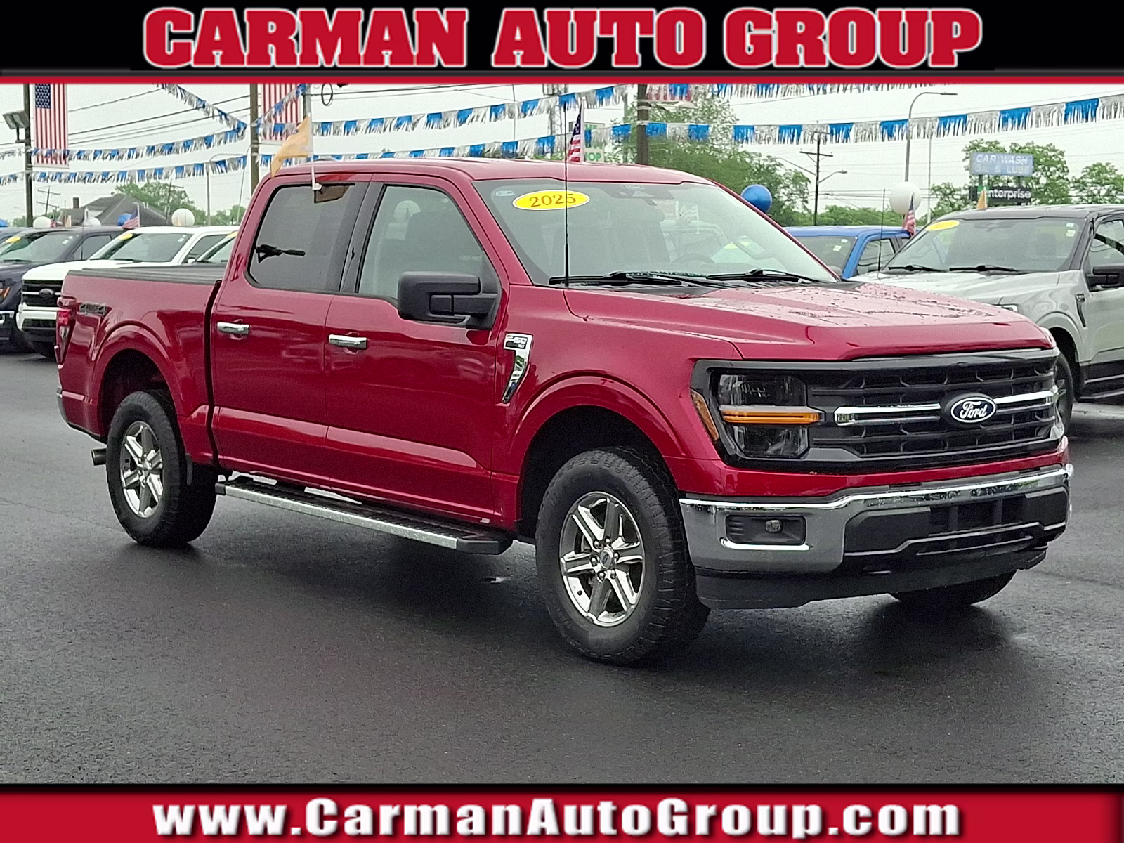 2025 Rapid Red Metallic Tinted Clearcoat - D4 Ford F-150 XLT 4X4