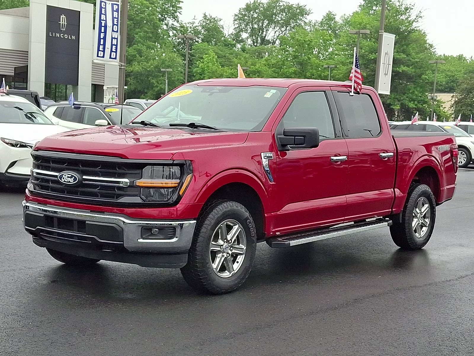 2025 Rapid Red Metallic Tinted Clearcoat - D4 Ford F-150 XLT 4X4