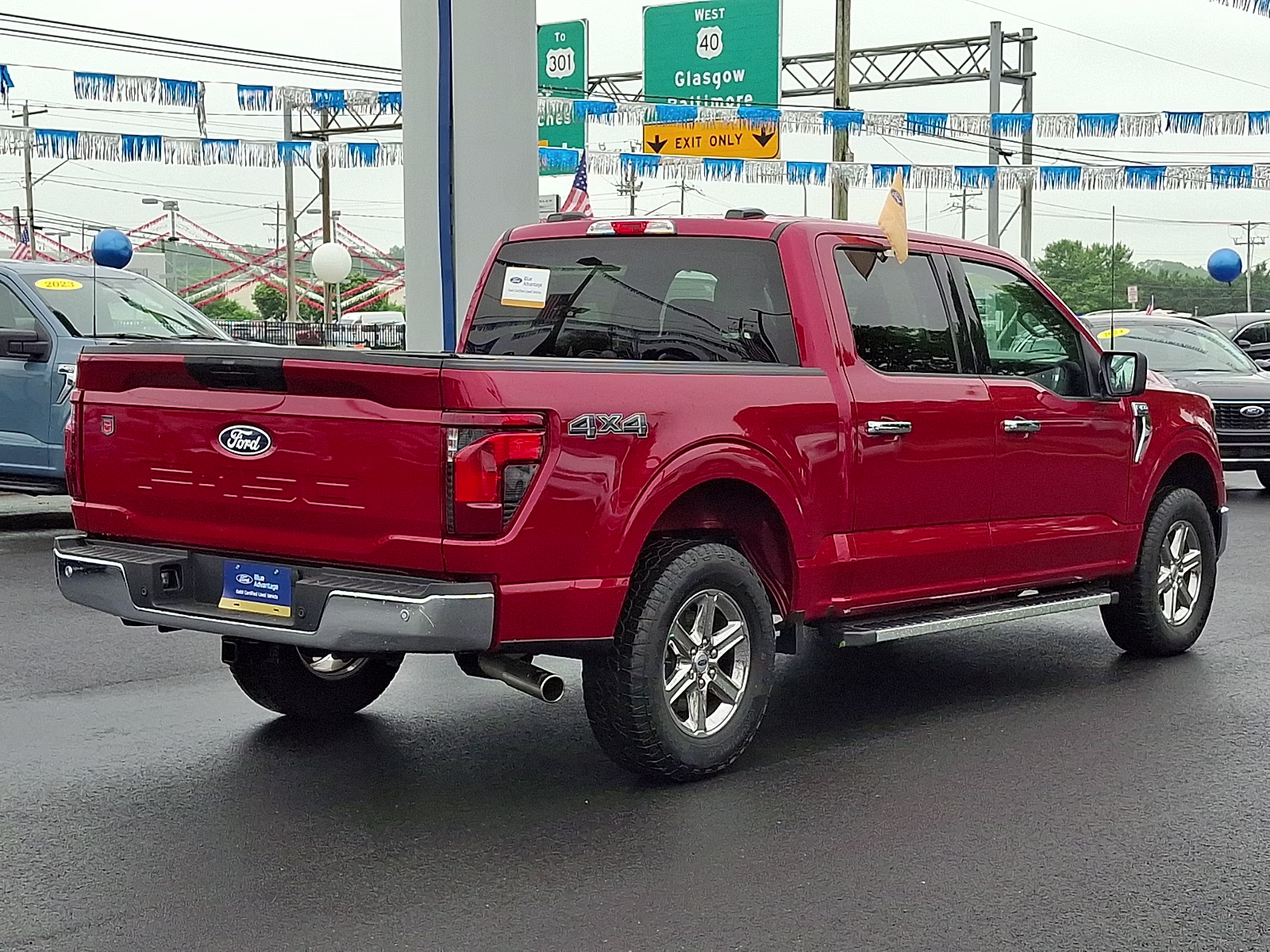 2025 Rapid Red Metallic Tinted Clearcoat - D4 Ford F-150 XLT 4X4