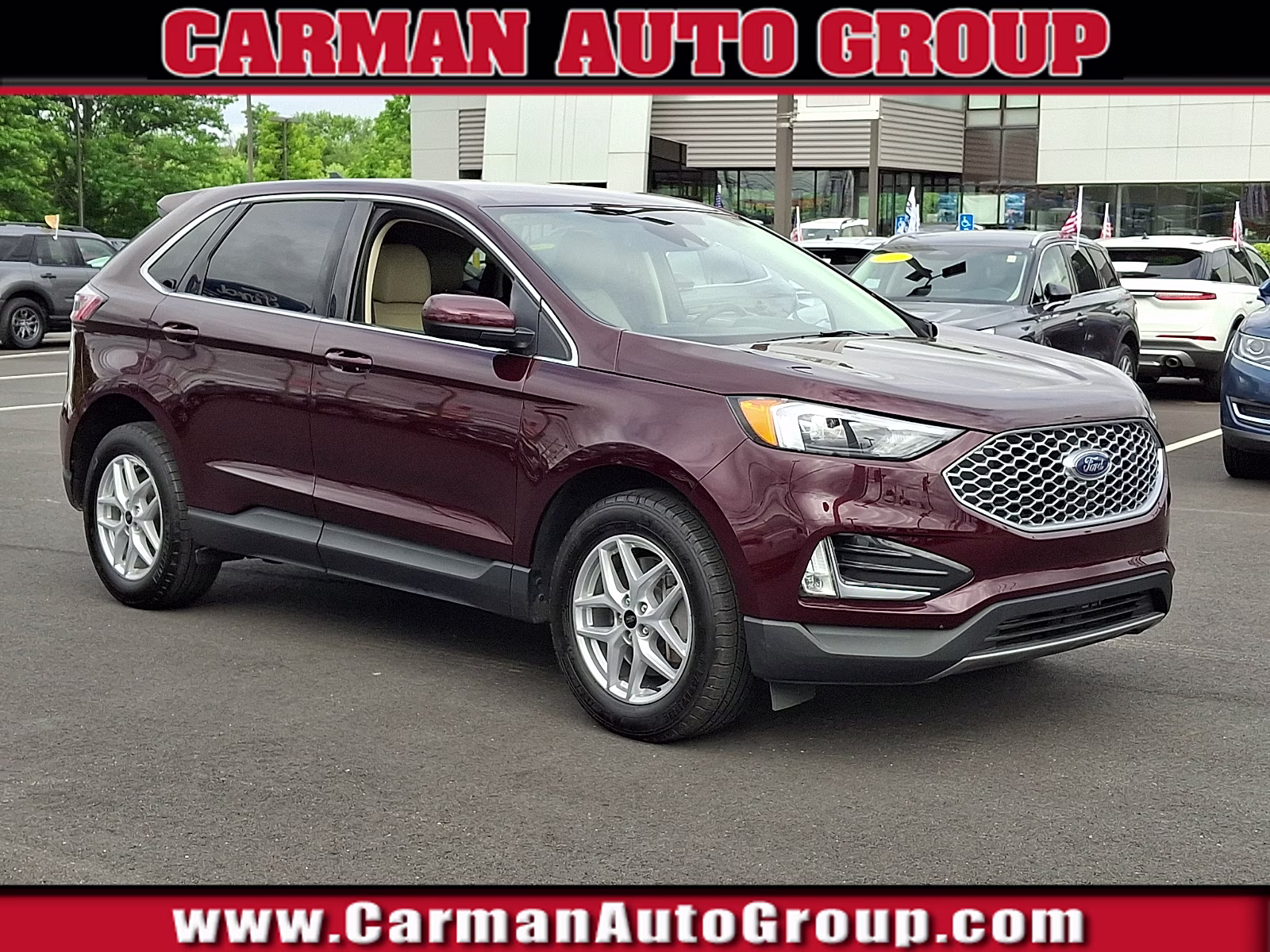 2024 Burgundy Velvet Metallic Tinted Clearcoat - R3 Ford Edge SEL AWD