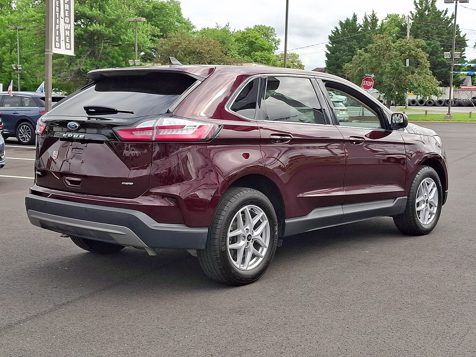 2024 Burgundy Velvet Metallic Tinted Clearcoat - R3 Ford Edge SEL AWD