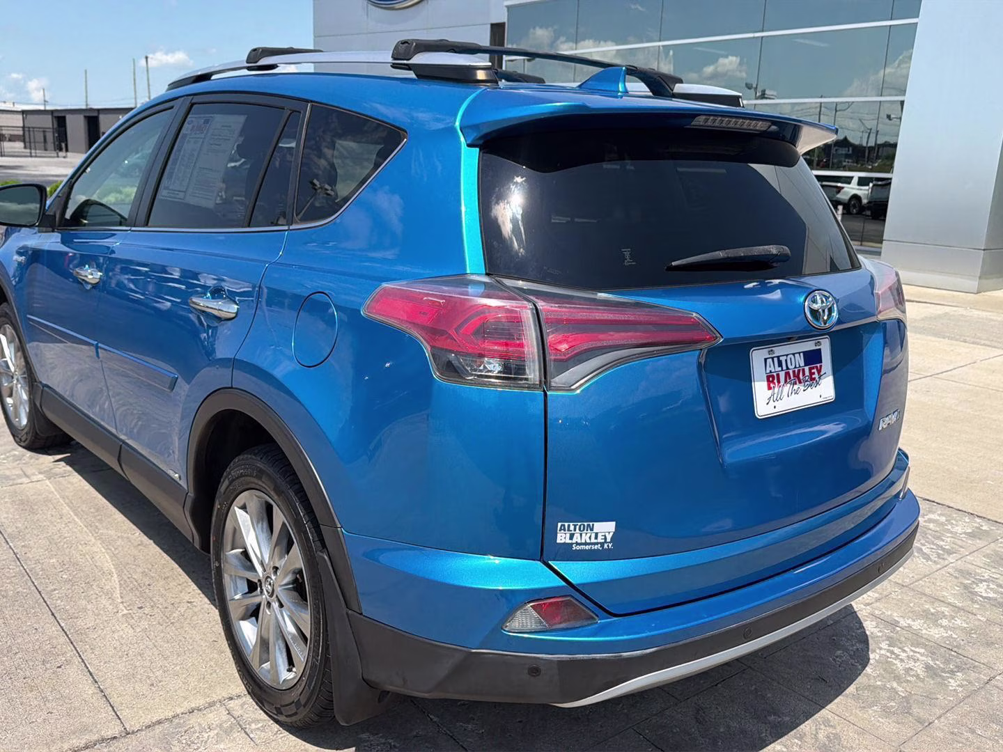 2016 Electric Storm Blue Toyota RAV4 Hybrid Limited AWD SUV