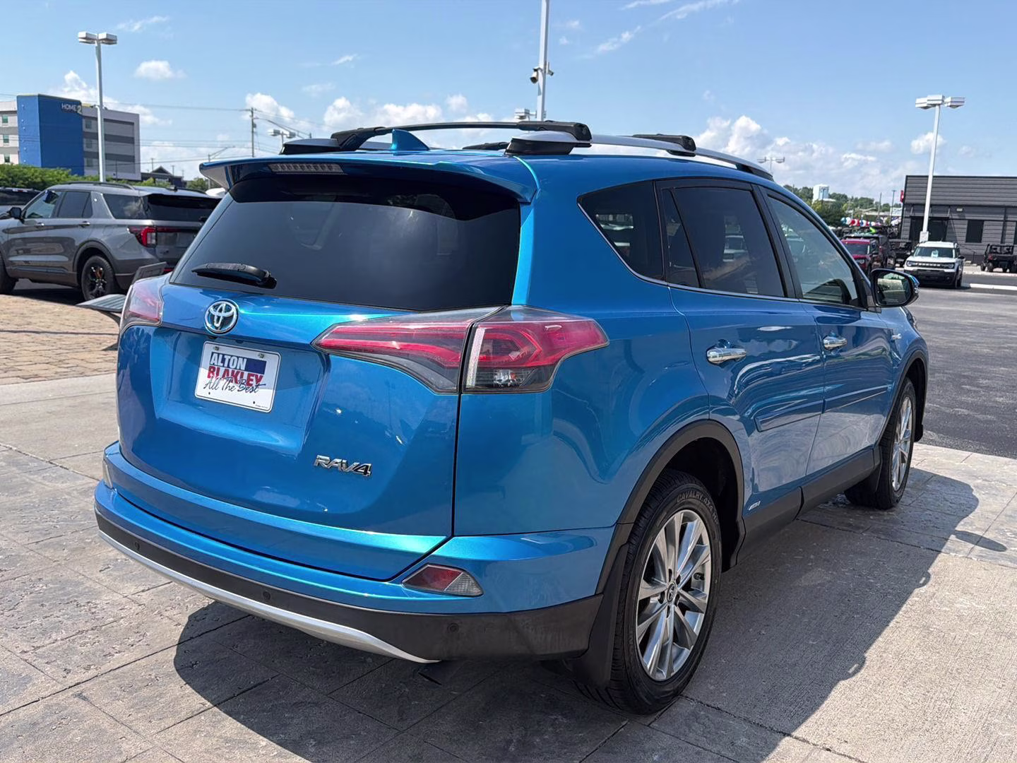 2016 Electric Storm Blue Toyota RAV4 Hybrid Limited AWD SUV