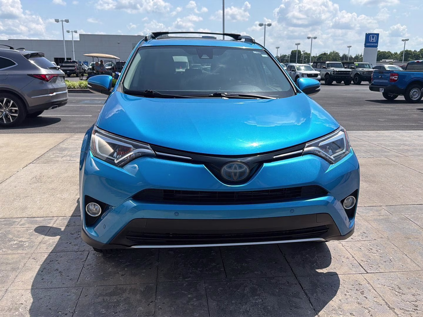 2016 Electric Storm Blue Toyota RAV4 Hybrid Limited AWD SUV