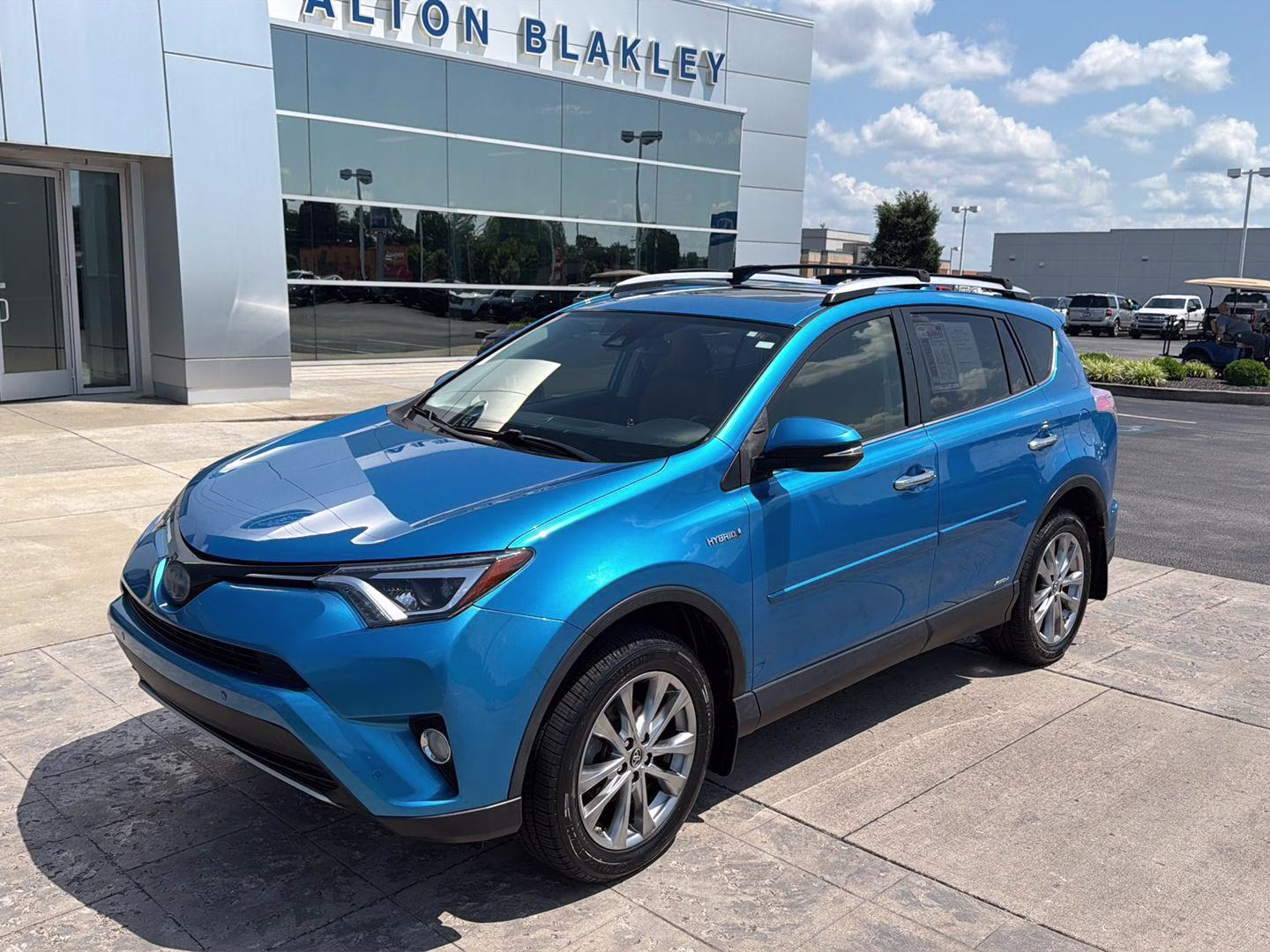2016 Electric Storm Blue Toyota RAV4 Hybrid Limited AWD SUV