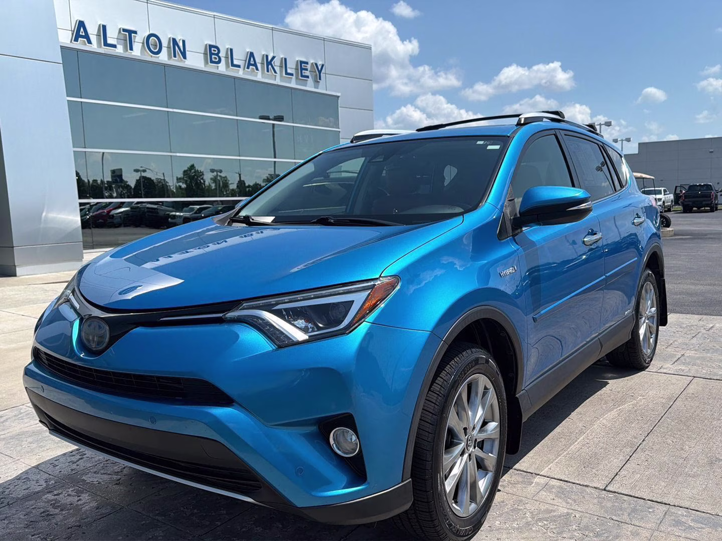2016 Electric Storm Blue Toyota RAV4 Hybrid Limited AWD SUV