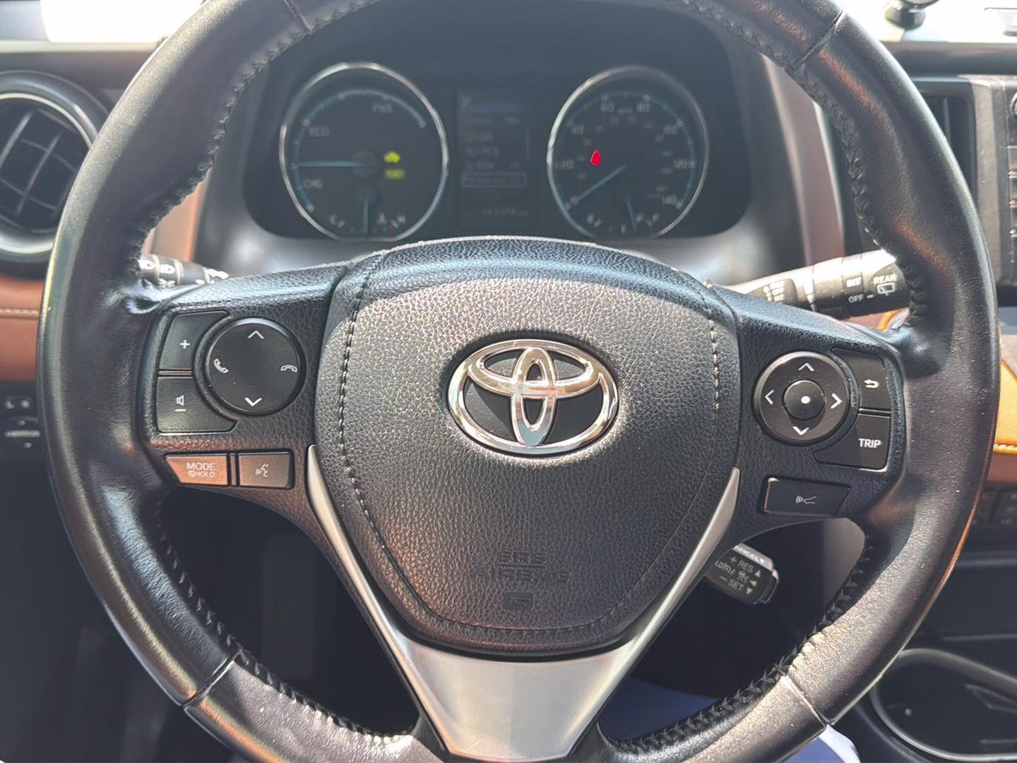 2016 Electric Storm Blue Toyota RAV4 Hybrid Limited AWD SUV