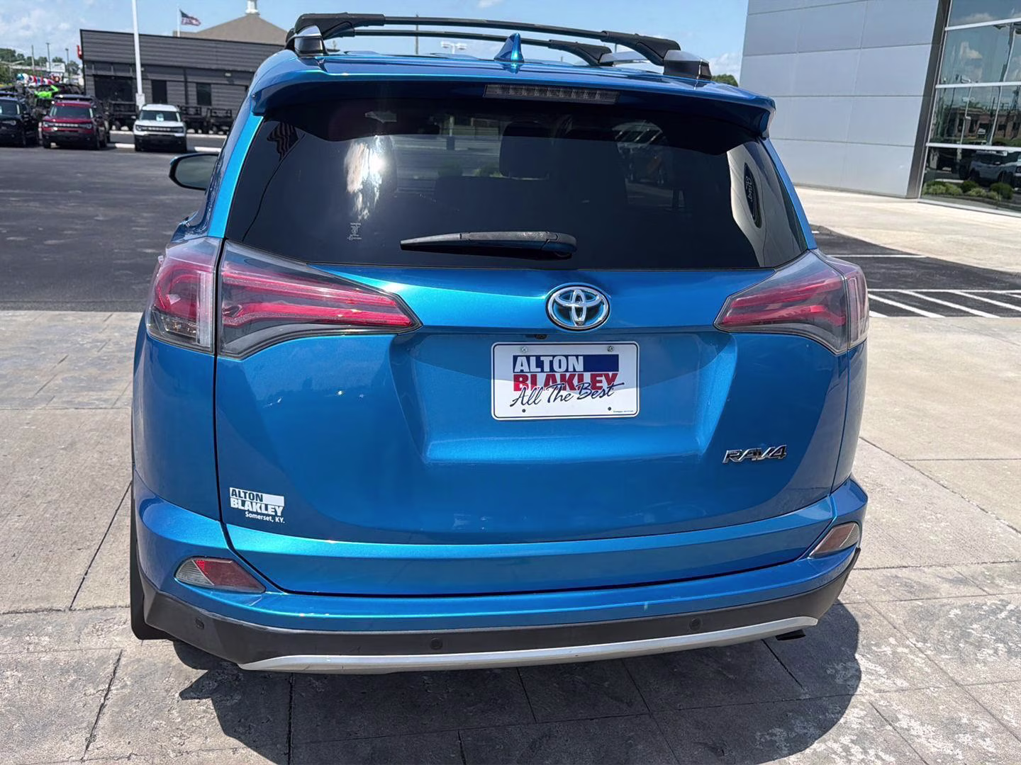 2016 Electric Storm Blue Toyota RAV4 Hybrid Limited AWD SUV