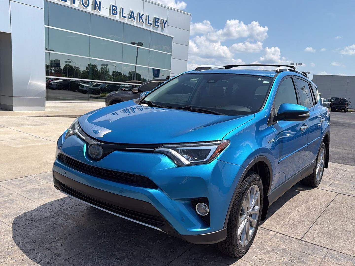 2016 Electric Storm Blue Toyota RAV4 Hybrid Limited AWD SUV