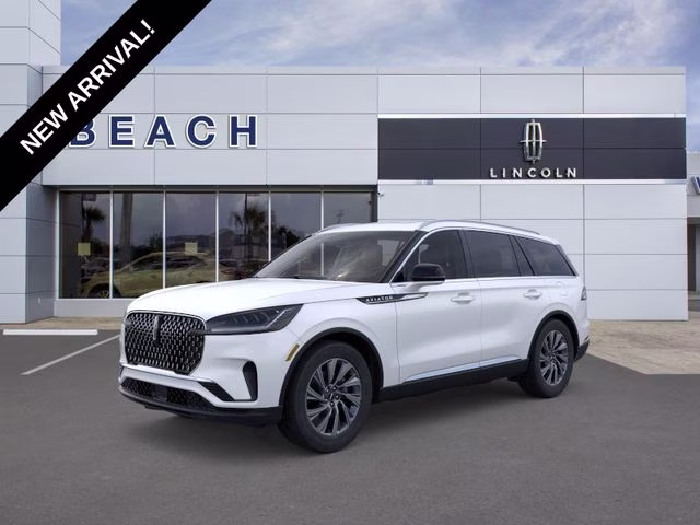 2026 Pristine White Metallic Tri-Coat Lincoln Aviator Premiere RWD SUV