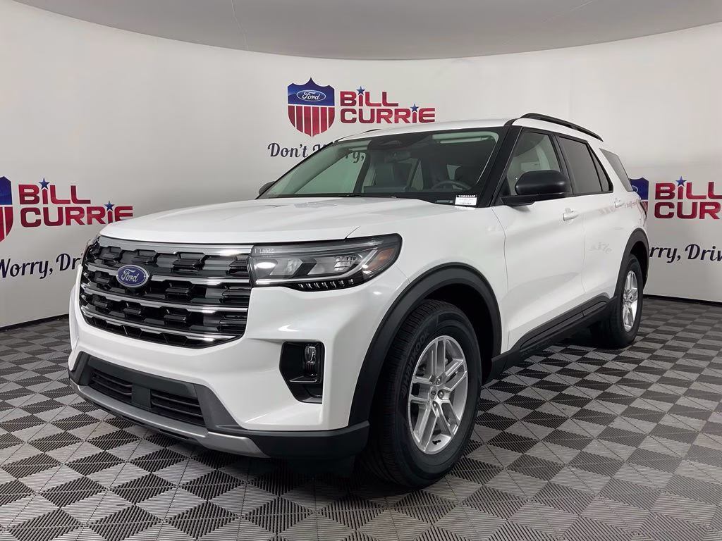 2026 White Metallic Ford Explorer Active RWD SUV