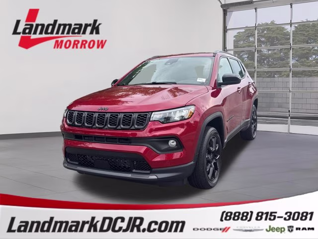 2026 Red Hot Pearlcoat Jeep Compass Latitude Altitude 4X4 SUV