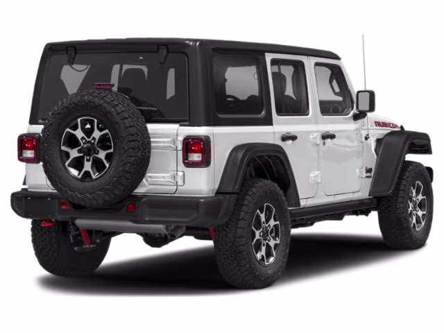 2019 Bright White Clearcoat Jeep Wrangler Unlimited Rubicon 4X4 SUV